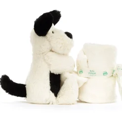 Jellycat Bashful Black & Cream Hvalp Nusseklud