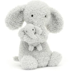 Jellycat Huddles Elefant Grå 26 cm