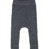 Joha Uld Rib Gråmeleret Leggings