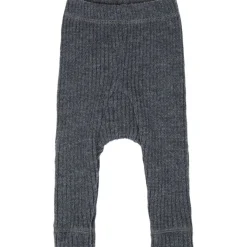 Joha Uld Rib Gråmeleret Leggings