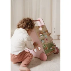 Little Dutch Fairy Garden Pink Multi-Aktivitets Gåvogn