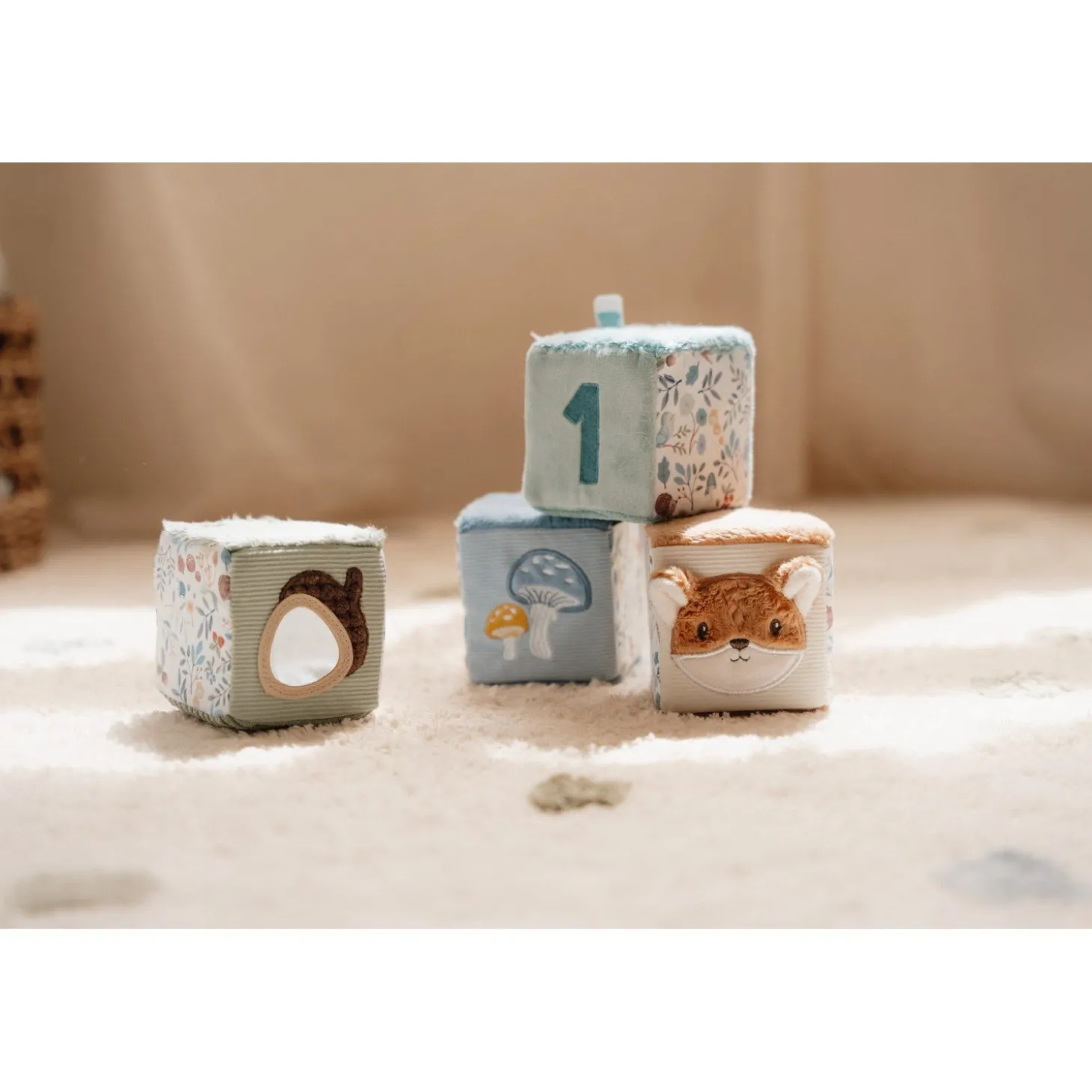 Little Dutch Forest Friends Blue Aktivitetsterninger 4-Pak