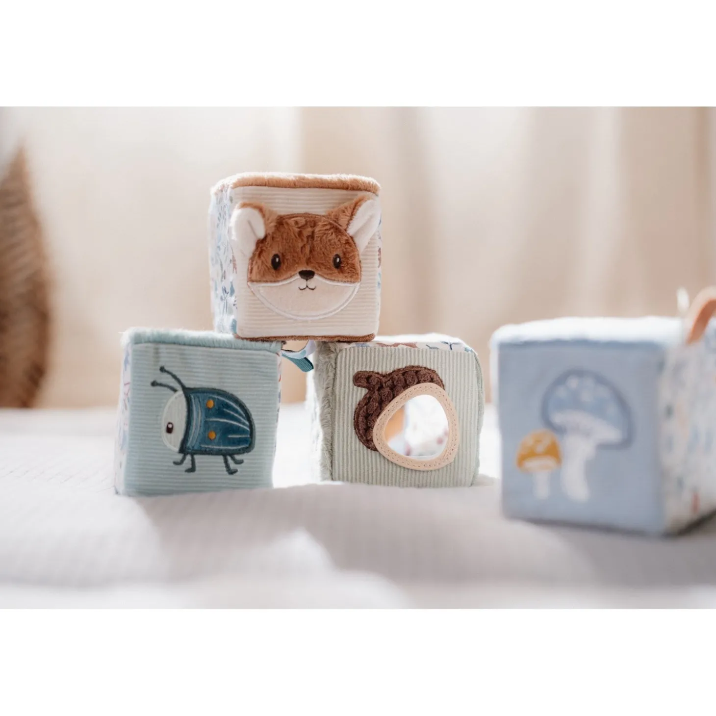 Little Dutch Forest Friends Blue Aktivitetsterninger 4-Pak