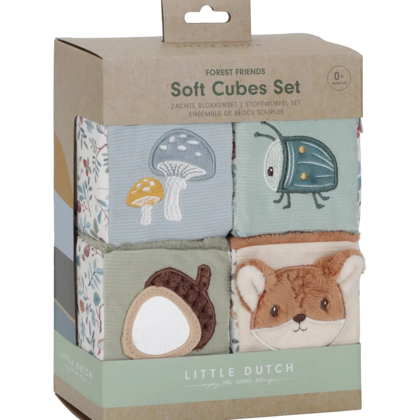 Little Dutch Forest Friends Blue Aktivitetsterninger 4-Pak