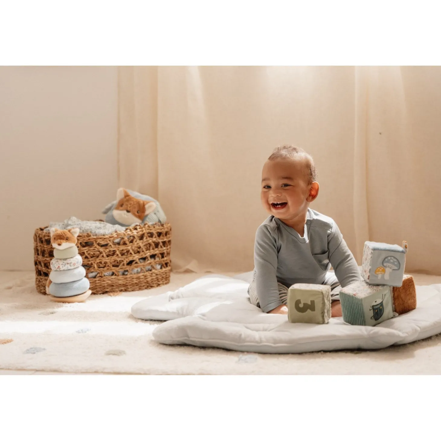 Little Dutch Forest Friends Blue Aktivitetsterninger 4-Pak