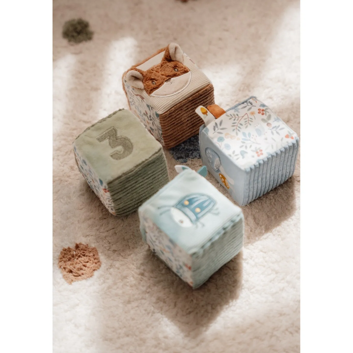 Little Dutch Forest Friends Blue Aktivitetsterninger 4-Pak