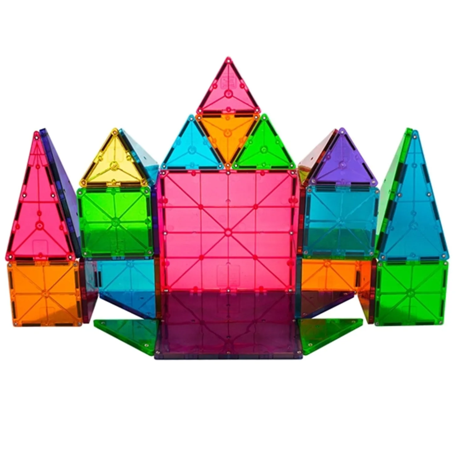 Magna-Tiles® Clear Colors - Magnetsæt 32 Dele