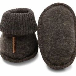 Mikk-Line Dark Brown Melange Uld Futter