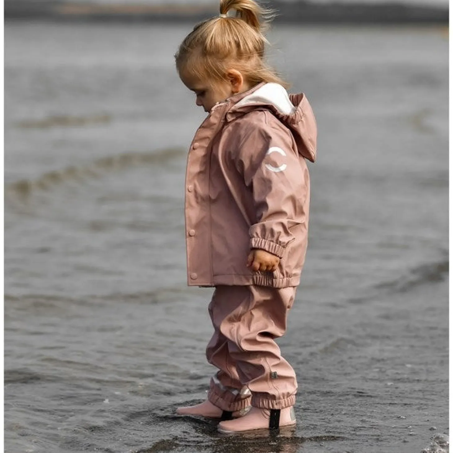 Mikk-Line Regntøj Jakke Og Bukser Adobe Rose