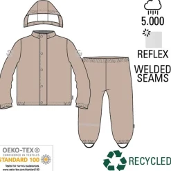 Mikk-Line Regntøj Jakke Og Bukser Adobe Rose