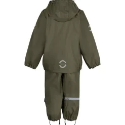 Mikk-Line Regntøj Jakke Og Bukser Dusty Olive
