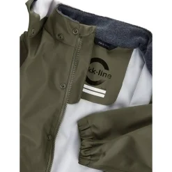 Mikk-Line Regntøj Jakke Og Bukser Dusty Olive