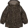 Mikk-Line Vinterjakke "waist AOP" - Leopard