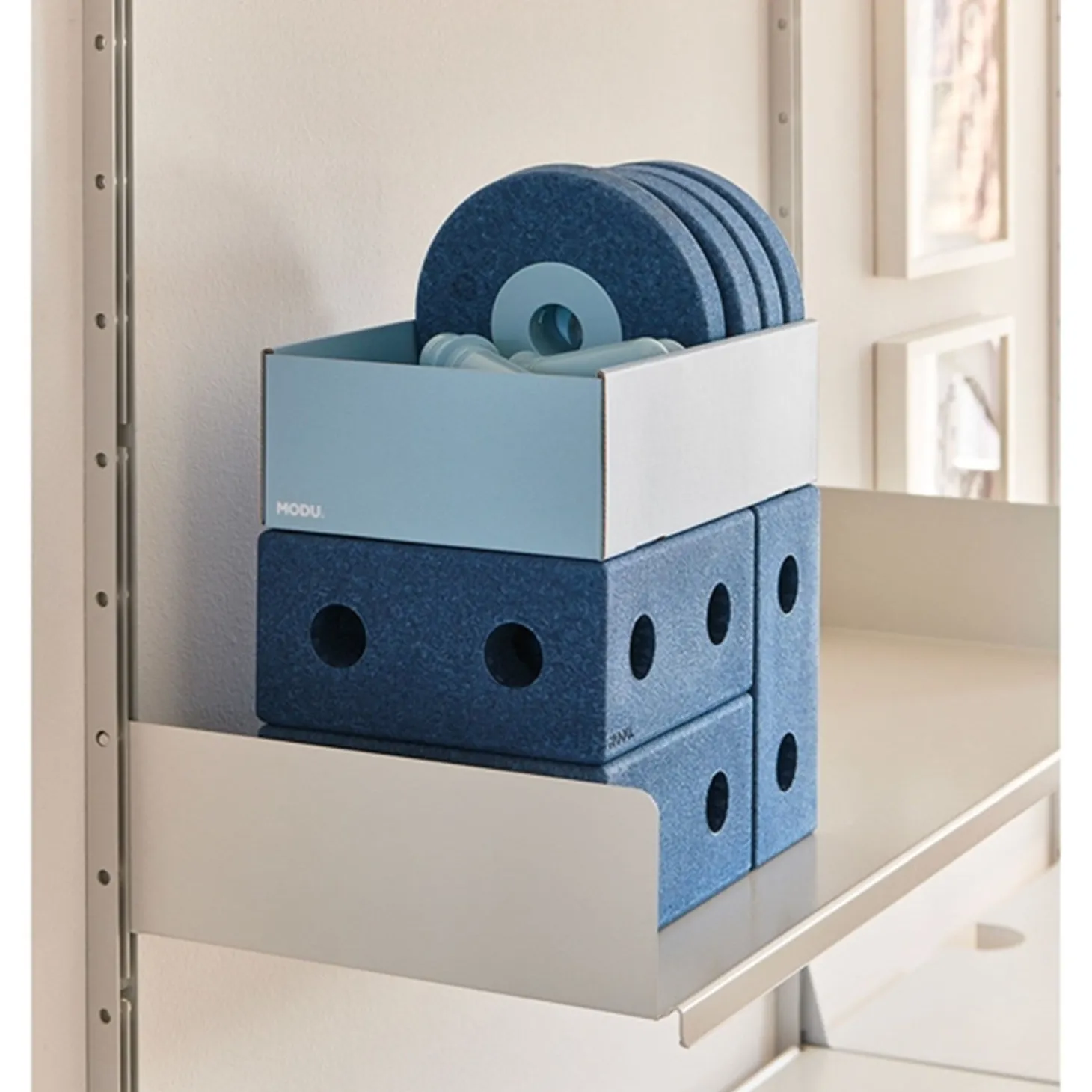 MODU 3-i-1 Baby Walker Deep Blue/Sky Blue