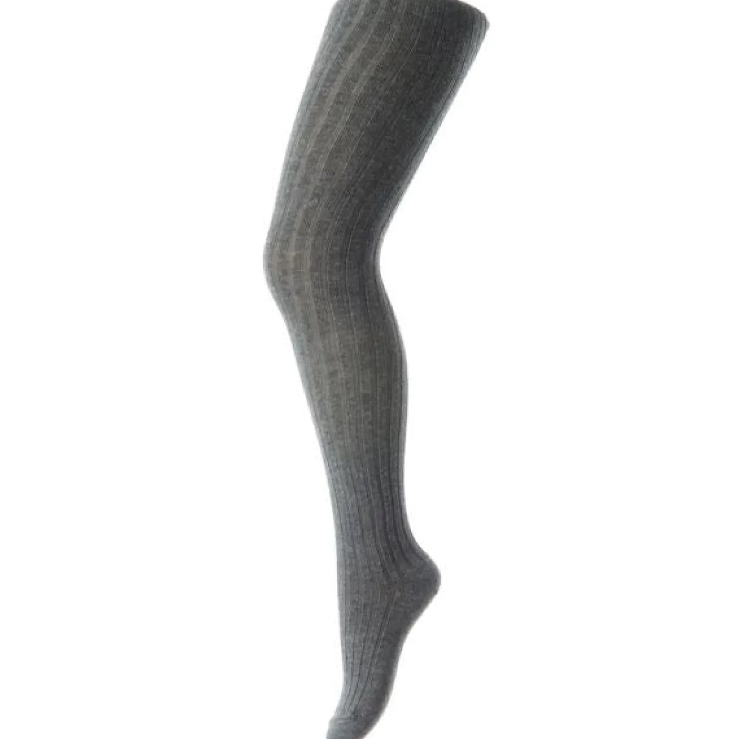 MP 130 Cotton Rib Strømpebukser 497 Grey