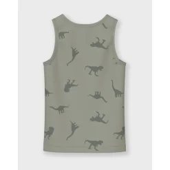 Name It Agave Green Tank Top 2-pack Agave Green Dino Noos