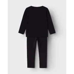 Name It Black Yellow Oween Top Sæt Skeleton