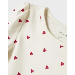 Name It Cloud Dancer Dheart Bluse