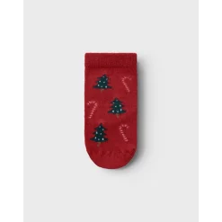 Name It Dark Sapphire Jester Red Richristmas 3-pak Strømper
