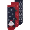 Name It Dark Sapphire Jester Red Richristmas 3-pak Strømper