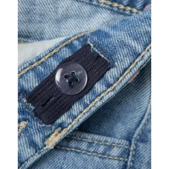 Name It Light Blue Denim Rose Wide Jeans