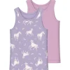 Name It Pastel Lilac Tank Top 2-pack Pastel Lilac Horse Noos