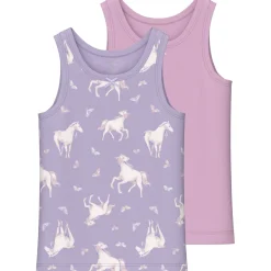 Name It Pastel Lilac Tank Top 2-pack Pastel Lilac Horse Noos
