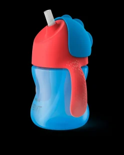 Philips Avent Sugerørskop - Blå/rød dino