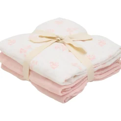 Pippi Veiled Rose Økologiske Stofbleer Muslin 3-pak