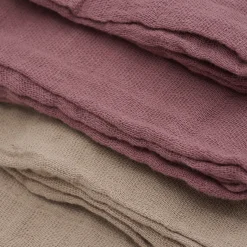 Pippi Withered Rose Økologiske Stofbleer Muslin 4-pack