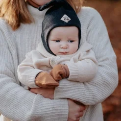 Racing Kids Dino Elefanthue Uld/Bomuld 3-lags Black