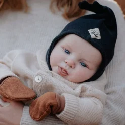 Racing Kids Dino Elefanthue Uld/Bomuld 3-lags Black