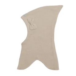 Racing Kids Spids Uld Elefanthue m/Sløjfe Beige Grey