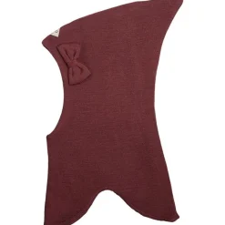 Racing Kids Top Elefanthue Uld/Bomuld m. Sløjfe 3-lags Forest Berrie