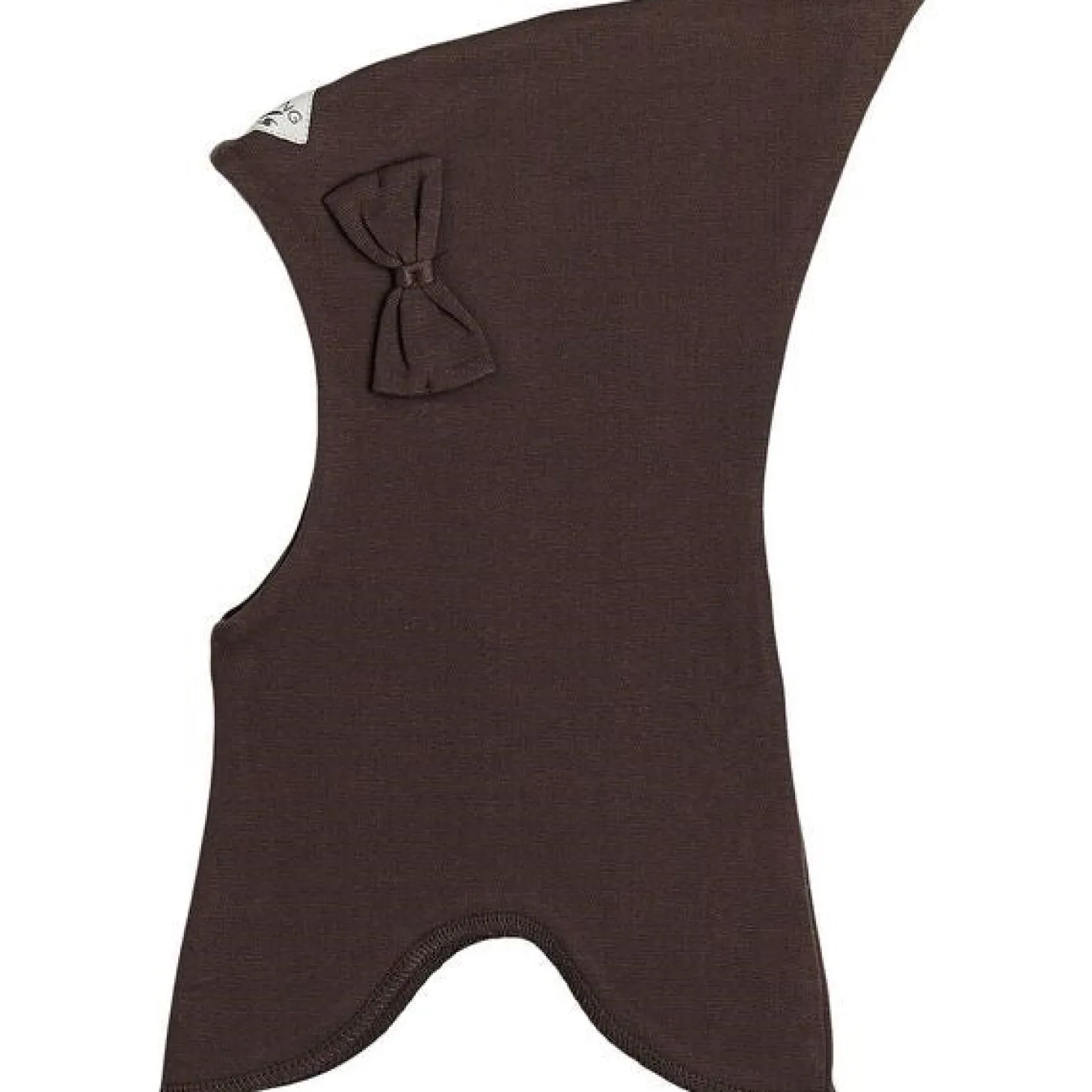 Racing Kids Top Elefanthue Sløjfe 2-lags Chocolate Brown