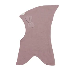 Racing Kids Uld Spids Elefanthue m/Sløjfe Purple Rose