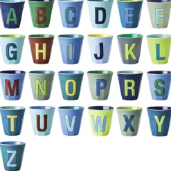 RICE Bluish Colors Melamin Alfabet Kop