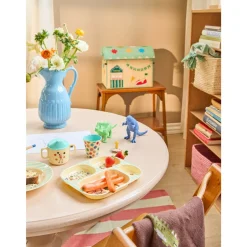 Rice Fun Fair Print Mint Melamine 2 Håndtag Tudekop