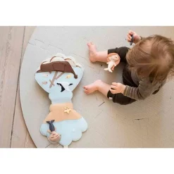 That's Mine Skumlegegulv Rund Light Brown