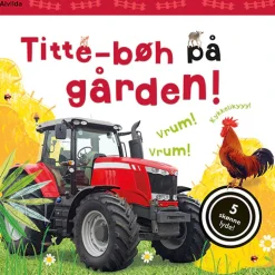 Titte-bøh på gården! Papbog med 5 skønne lyde